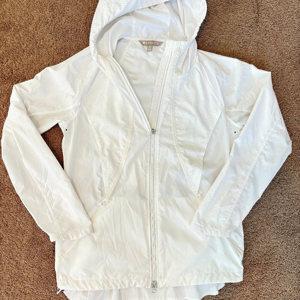 Women's Athleta Lightweight Windbreaker Catalina Size XS